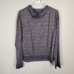 Mondetta Athletic Top‎ Women Size S Performance Luxury Gray Hoodie Yoga